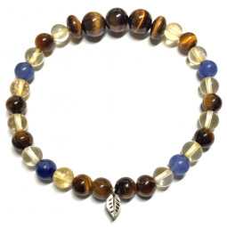 Bracelet Boules 3 Pierres