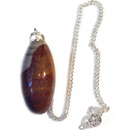 Pendule Ovale en Shiva Lingam