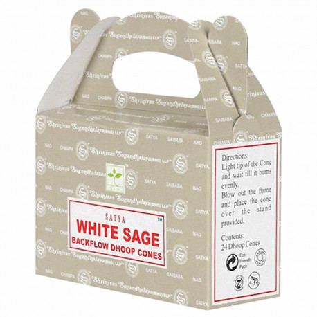 Cônes d'encens naturel  White Sage  ( Sauge Blanche )
