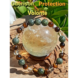 Bracelet Boules 3 Pierres