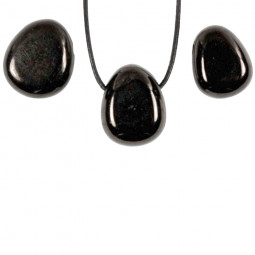 Pendentif Percé en Jais