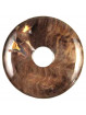 Pendentif en Bois Fossile - Forme Donut