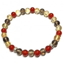 Bracelet Boules 3 Pierres