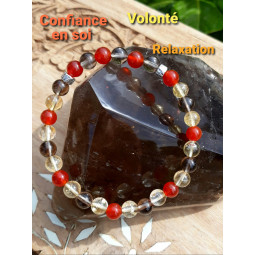 Bracelet Boules 3 Pierres