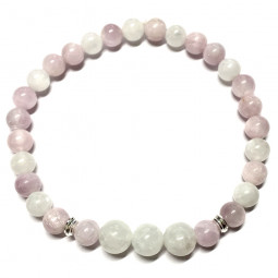Bracelet en Kunzite & Pierre de Lune