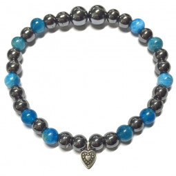 Bracelet Apatite & Hématite