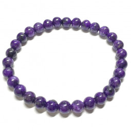 Bracelet Boules en Charoïte Vibrations Cristallines