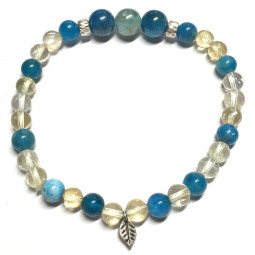 Bracelet Apatite & Citrine