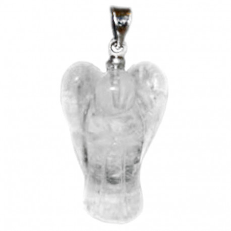 Pendentif Ange en Cristal de Roche