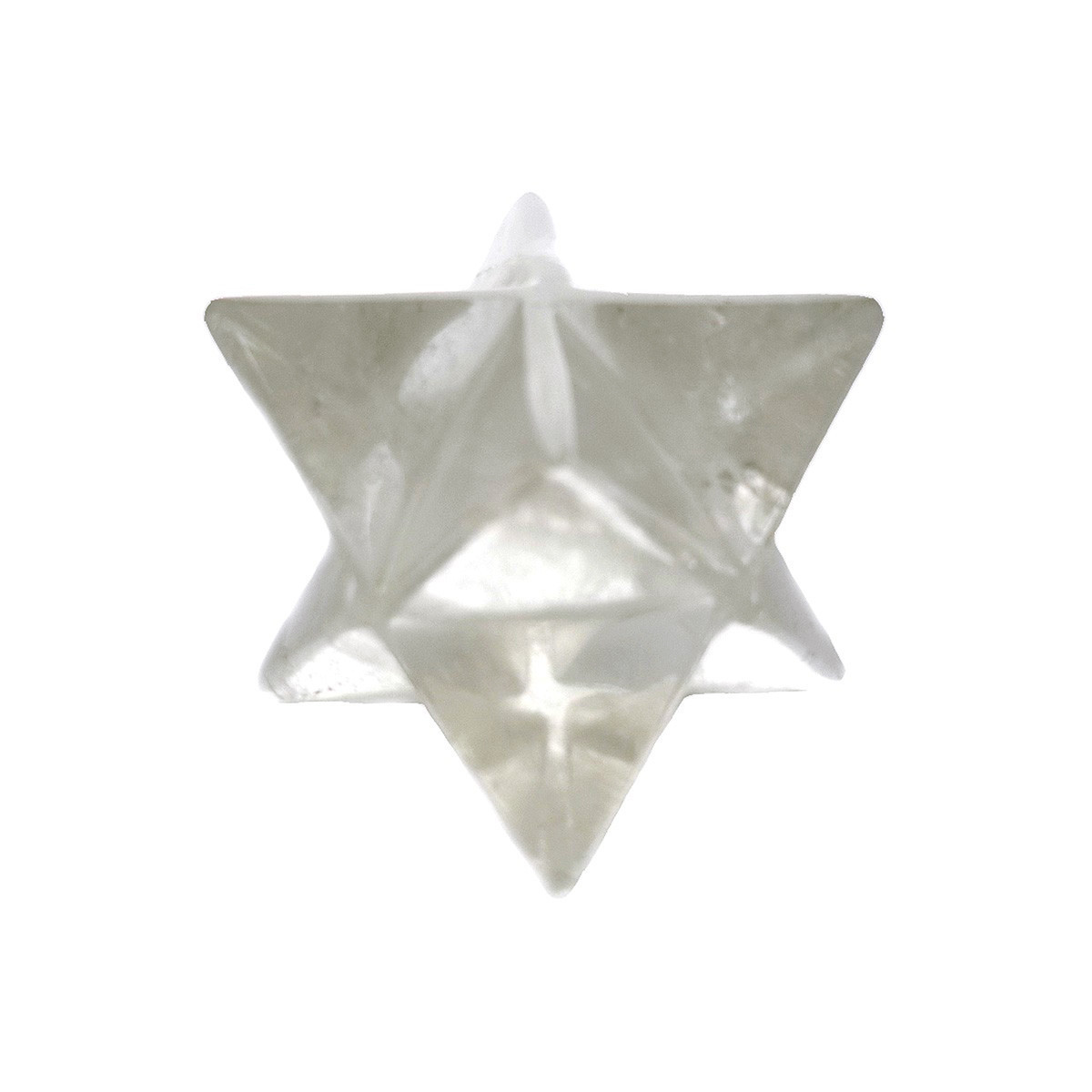 Merkaba en Cristal de Roche 56mm
