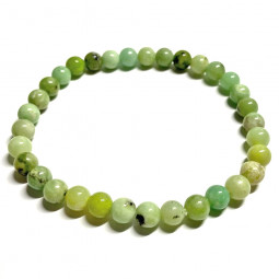 Bracelet en Chrysoprase - Boules de 6mm