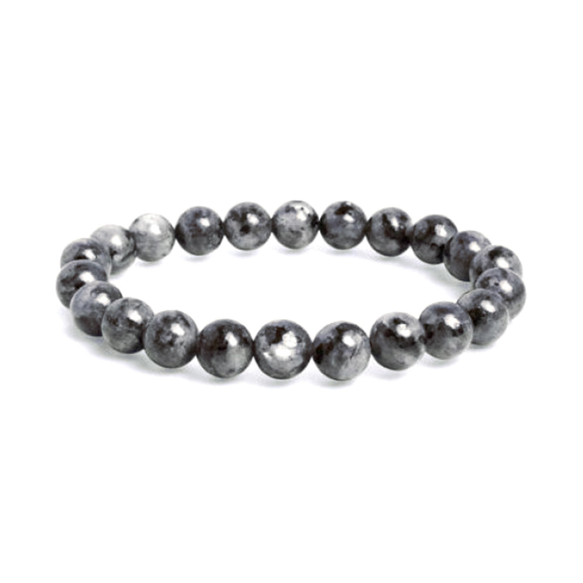 Bracelet Boules en Larvikite