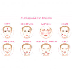 Rouleau de Massage en Serpentine Vibrations Cristallines