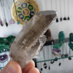 Druse de Quartz Fumé