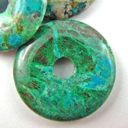 Pendentif Donut en Chrysocolle