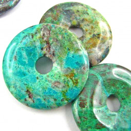 Pendentif Donut en Chrysocolle