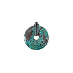 Pendentif Donut en Chrysocolle