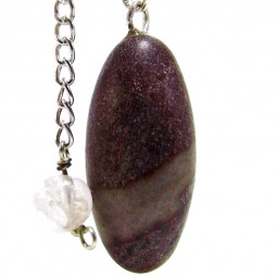 Pendule Ovale en Shiva Lingam