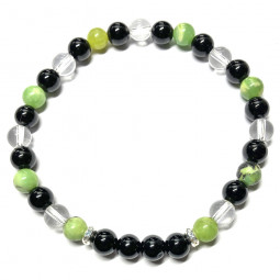 Bracelet Boules 3 Pierres