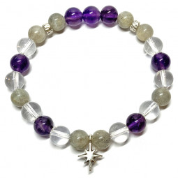 Bracelet Boules 3 Pierres.