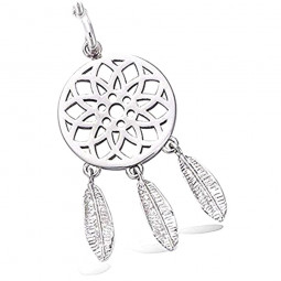 Boucles d'Oreilles Dreamcatcher en Argent