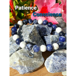 Bracelet Sodalite & Howlite