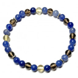 Bracelet Boules 3 Pierres.