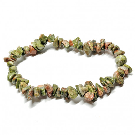 Bracelet Baroque en Unakite