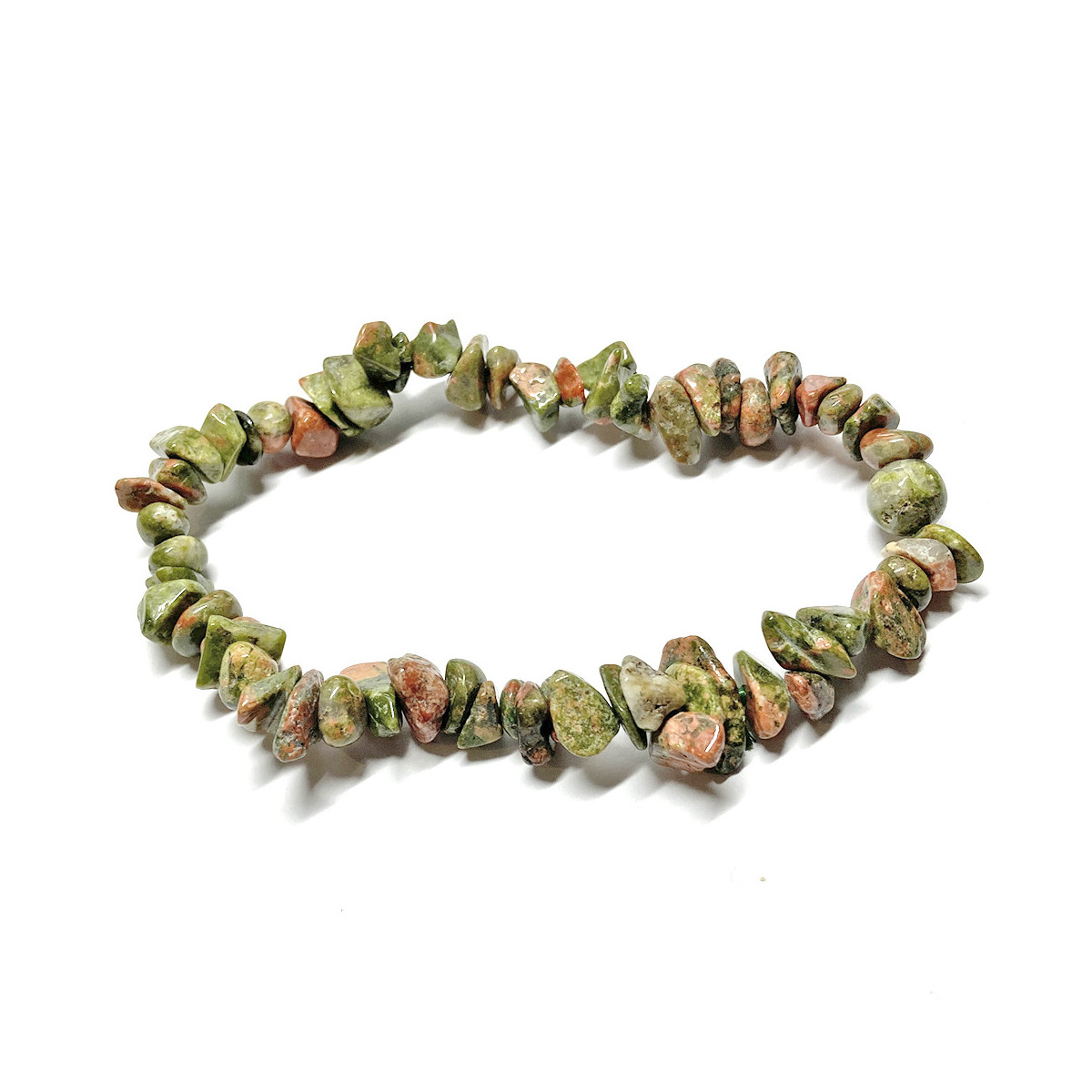 Bracelet Baroque en Unakite