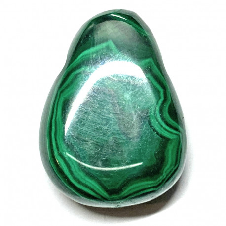 Pendentif Percé en Malachite