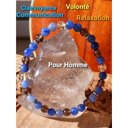 Bracelet Boules 3 Pierres.