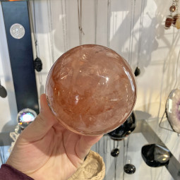 Sphère en Quartz Hématoïde
