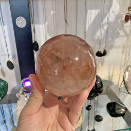 Sphère en Quartz Hématoïde