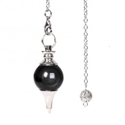 Pendule Séphoroton en Obsidienne Noire