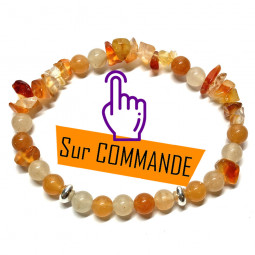 Bracelet en Cornaline