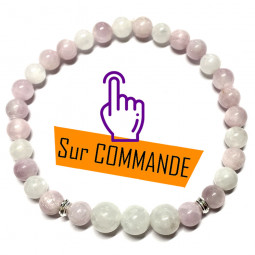 Bracelet en Kunzite & Pierre de Lune