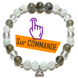 Bracelet Boules 3 Pierres.