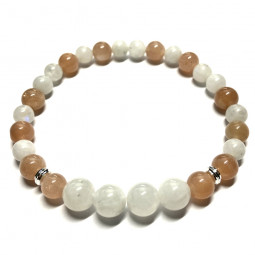 Bracelet en Pierre de Soleil & Pierre de Lune