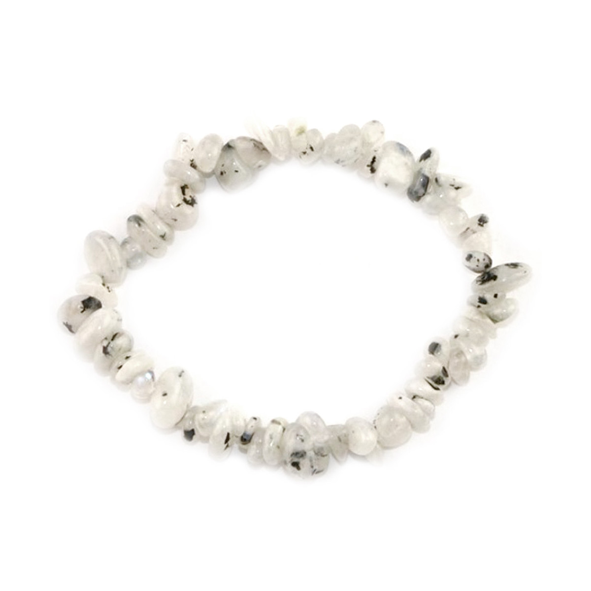 Bracelet Baroque en Pierre de Lune Blanche