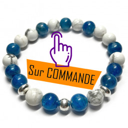 Bracelet Apatite & Howlite