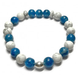 Bracelet Apatite & Howlite