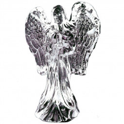 Statuette Ange en Cristal Givré