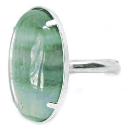 Bague Argent & Fluorite Violette