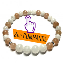 Bracelet en Pierre de Soleil & Pierre de Lune