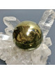 Sphère en Pyrite Vibrations Cristallines