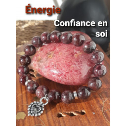 Bracelet Boules en Grenat