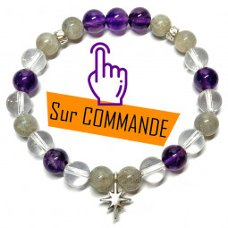 Bracelet Boules 3 Pierres.