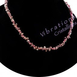 Collier Baroque en Grenat