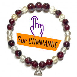 Bracelet Grenat & Citrine