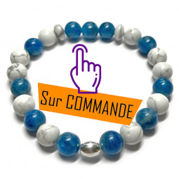 Bracelet Apatite & Howlite